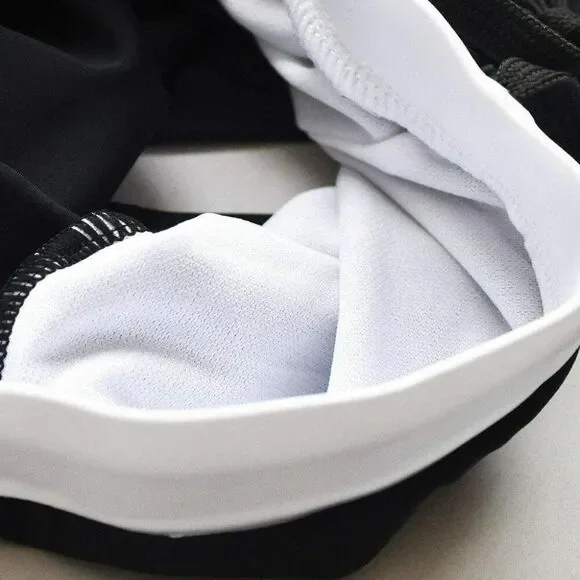 Men's Sexy Swim Trunks Back Pocket Resort Swimwear Blue L - Picture 4 of 4